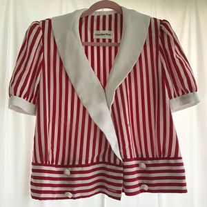 Charles Alan vintage striped blouse